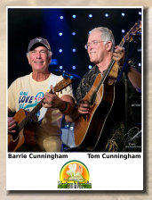 Adventures in Parrotdise - Jimmy Buffett Tribute Show - Barrie Cunningham with brother Tom Cunningham at the Whisky a GoGo Hollywood 
The World's Greatest Tribute Bands performance