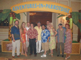 Adventures in Parrotdise - A Tribute to Jimmy Buffett Jimmy Buffett tribute artist Barrie Cunningham cast picture